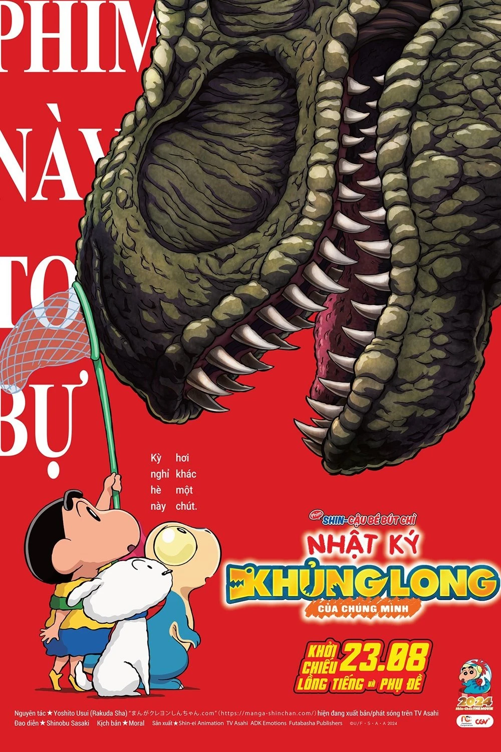 Phim Shin - Cậu Bé Bút Chì 32: Nhật Ký Khủng Long Của Mình - Crayon Shin-chan the Movie: Our Dinosaur Diary (2024)